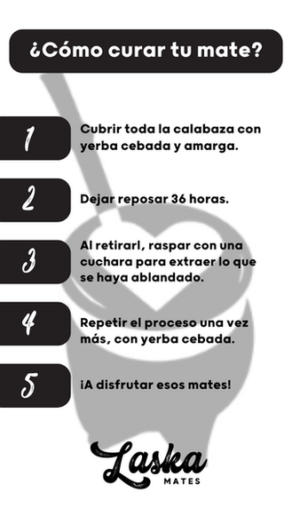 Laska Mates Mate Imperial River Plate Premium Imperial Gourd Mate Lined in Genuine Leather River Plate Bronze Shield Calabaza Cincelado (Black)