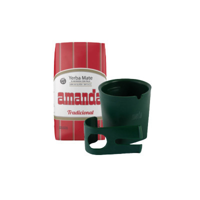 Mate Meta + Yerba Mate Amanda Mate Regulador de Yerba Regulates the Amount of Yerba Mate (Assorted Colors)