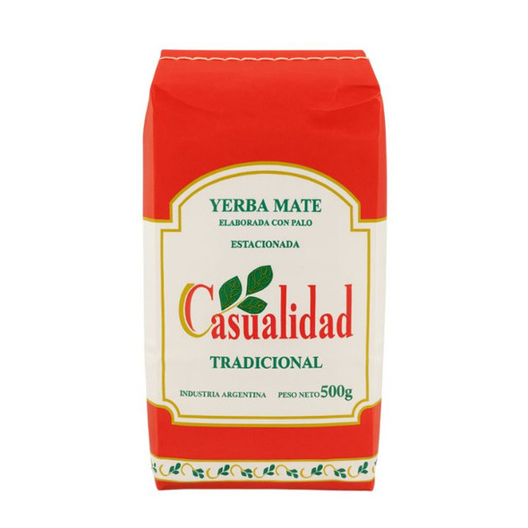 Casualidad Yerba Mate Tradicional, 500 g / 17.64 oz