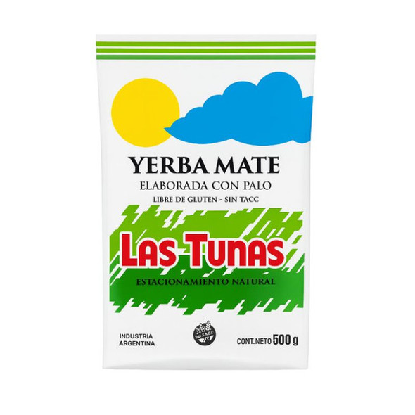 Las Tunas Yerba Mate Made with Stick, 500 g / 17.64 oz