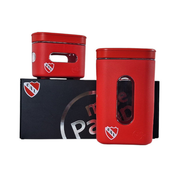 Mate Pampa Independiente Pampera Kit - Black Mate Set with Sugar Bowl & Yerba Container