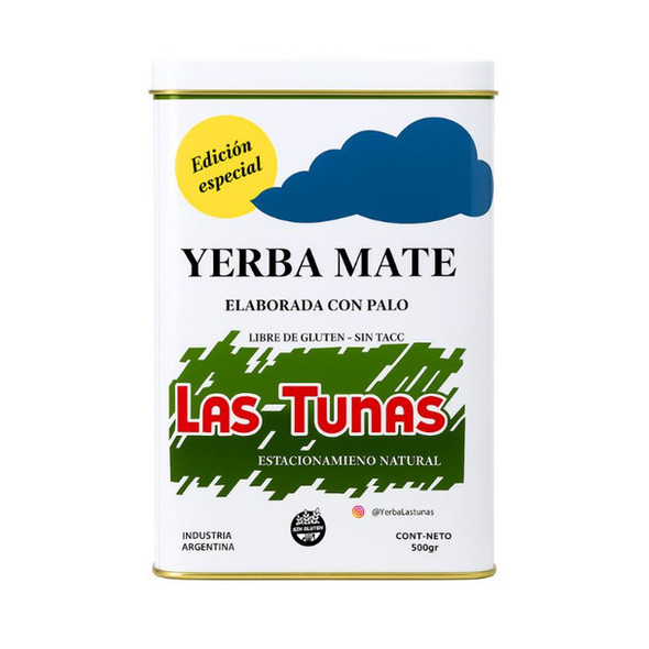Las Tunas Yerba Mate in Tin, 500 g / 17.64 oz