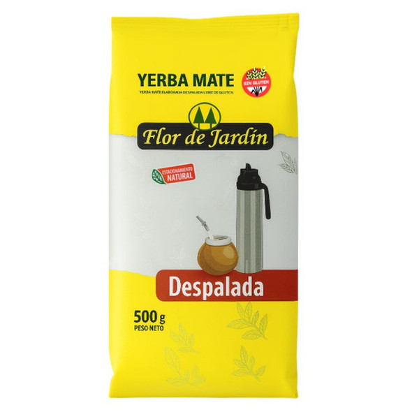 Flor de Jardín Low-Stem Yerba Mate Despalada, 500 g / 17.64 oz