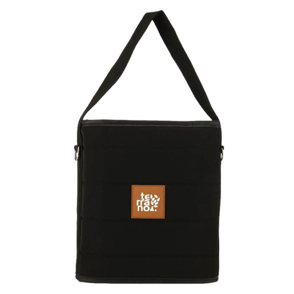 Terrano Quilted Canvas Mate Bag Lisboa with Long Strap & Interior Divider, 25 x 22 x 10 cm / 9.84 x 8.66 x 3.94 inches (Various Colors Available)