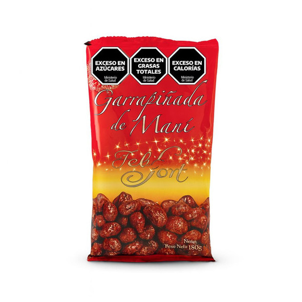 FelFort Garrapiñada de Maní Caramel Coated Peanuts Maní Garrapiñado, 150 g / 5.29 oz bag