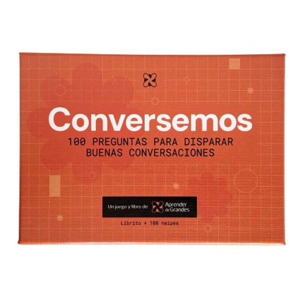 Aprender de Grandes Conversemos Conversation Card Game – Spanish Edition