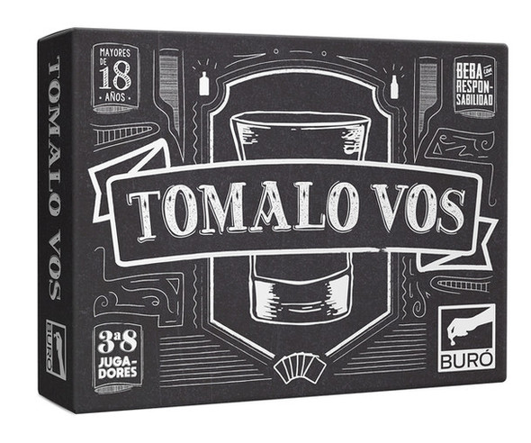 Tomalo Vos Juegos de Desafío Party Board Game Perfect for Pregrame by Buró (Spanish)