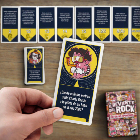 Datos No Opiniones El Reviviente del Rock +18 Adult Board Game Black Humor by Buró