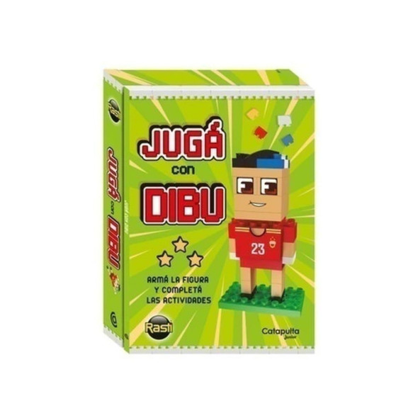 Rasti Jugá Con Dibu Block Set Game with Stickers & Activities Book Emiliano Martínez Libro y Juego de Bloques