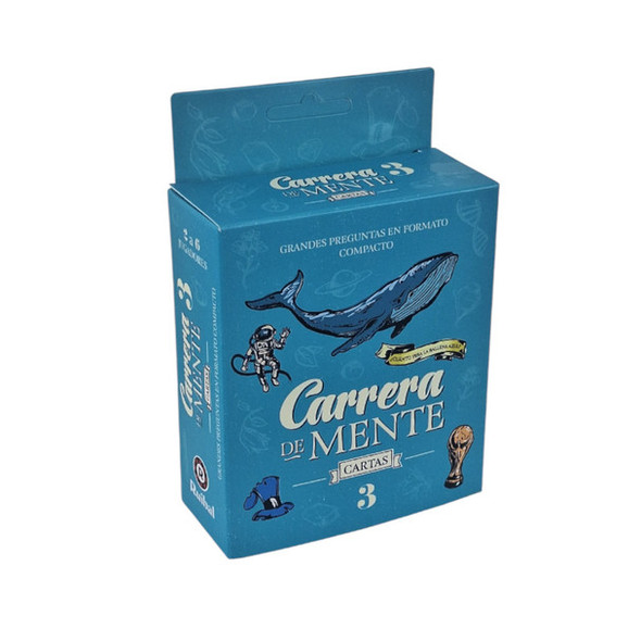 Ruibal Carrera de Mente 3 Card Game, 2 to 6 Players, Fun & Challenging, Perfect for Family Game Night