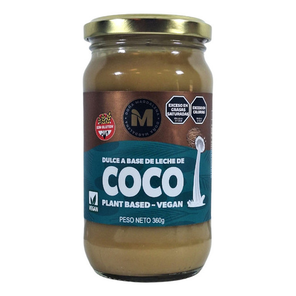 Doña Magdalena Vegan Dulce de Leche Made with Coconut - Gluten Free, 360 g / 12.7 oz