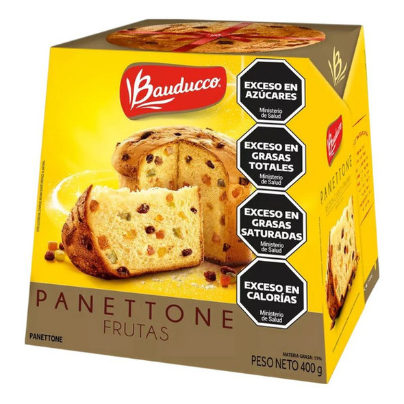 Bauducco Panettone with Candied Fruits and Sourdough, 400 g / 14.1 oz