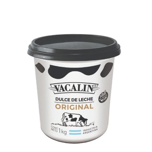 Vacalin Dulce de Leche Classic Creamy Milk Confiture, 1 kg  / 35.3 oz