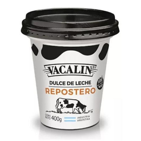 Vacalin Dulce de Leche Repostero Confectioner's Thicker Milk Confiture for Bakeries, Cakes and Pastry, 400 g / 14.1 oz