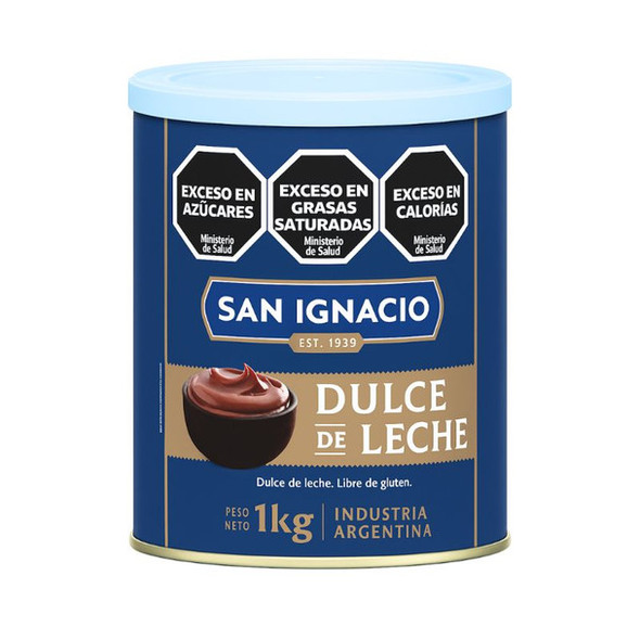 San Ignacio Dulce de Leche Creamy Classic, 1 kg / 2.2 lb Tin Can