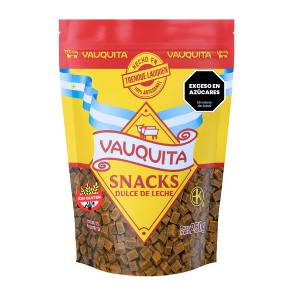 Vauquita Snacks Mini Dulce de Leche Bites Doypack, 250 g / 8.82 oz