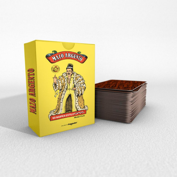 Mazo Argento 50 Naipes Estilo Argentino Spanish Playing Cards with Original Designs Argentina Style by Poppular