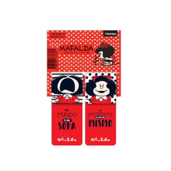 Mafalda Magnetic Bookmarks XL – Set of 2 – Official Licensed Quino Product