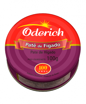 Oderich Paté de Hígado Liver Pate From Uruguay, 100 g / 3.5 oz (pack of 3)