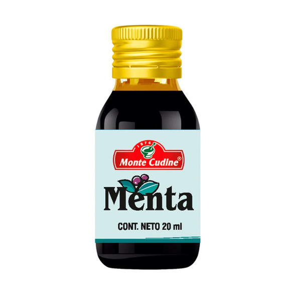 Monte Cudine Mint Essence - Refreshing Flavor Extract Esencia de Menta, 20 ml / 0.67 fl oz