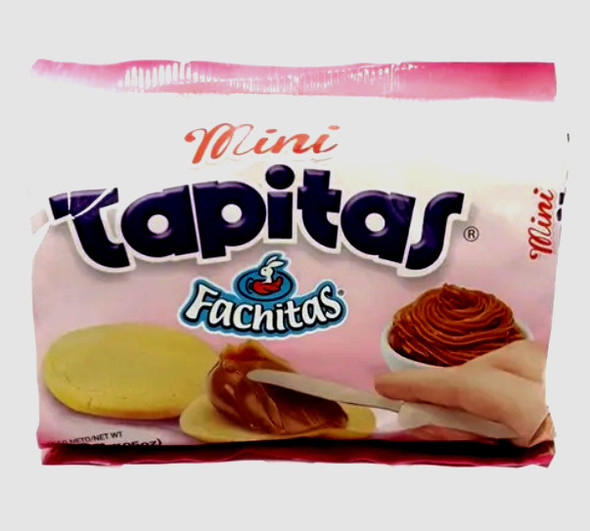 Mini Tapitas Para Alfajores de Maicena Vanilla Cookies Ideal for Cornstarch Alfajores Wholesale Bulk Box, 200 g / 7.05 oz (box of 12)