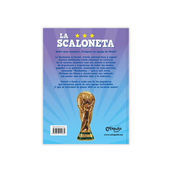 La Scaloneta Children's Selección Argentina Curious Facts Book with Illustrations - Editorial Catapulta (Spanish)