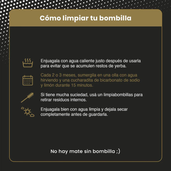 Bombillón Curvo Cincelado with Bronze Accents – Thick Stainless Steel Straw, Handmade