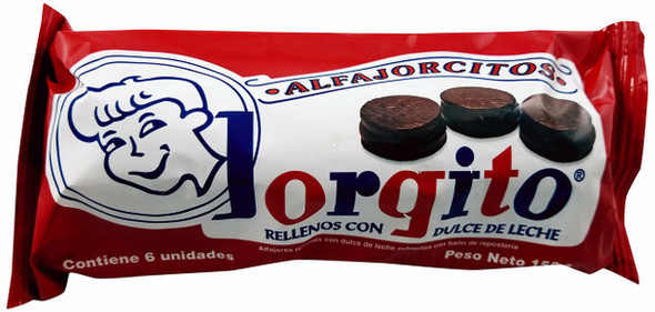 Jorgito Alfajorcitos Small Milk Chocolate Alfajor with Dulce de Leche Wholesale Bulk Box, 6 units per case (18 cases per box)
