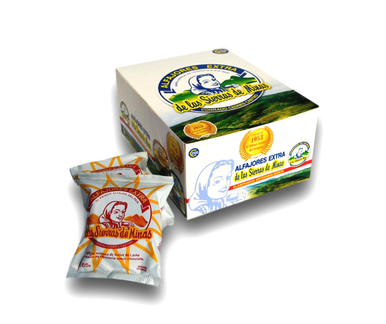 Sierras De Minas Alfajor de Chocolate Milk Chocolate Alfajor Filled with Dulce de Leche - Alfajores From Uruguay, 65 g / 2.3 oz (12 alfajores per box)