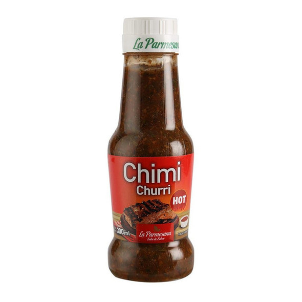 La Parmesana Chimichurri Hot Salsa Picante Classic Argentinian Sauce, 300 g / 10.6 oz