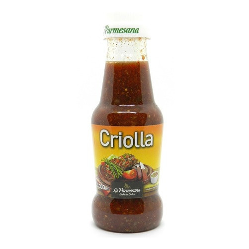 La Parmesana Criolla Classic Argentinian "Criolla" Sauce, 300 ml / 10.14 fl oz bottle