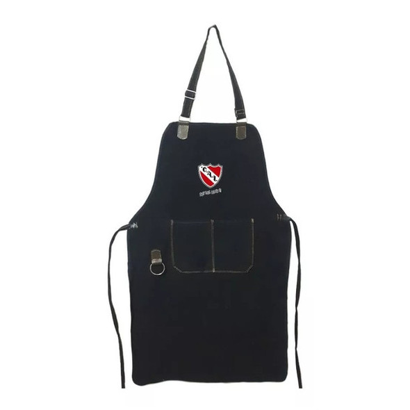 Grillmaster Kitchen Apron - Independiente Design with Pocket, Perfect for BBQ Enthusiasts Delantal de Cocina Asado Parrillero Escudo de Independiente C.A.I