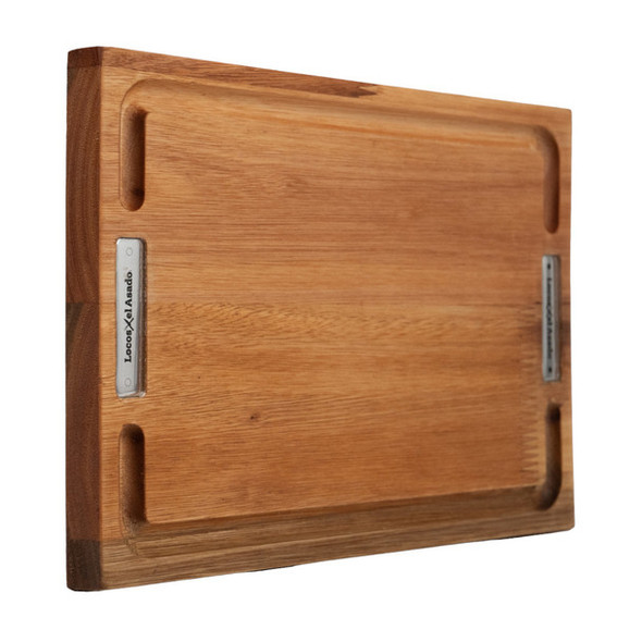 Locos x El Asado Premium Eucalyptus Platter Board, 20 cm x 30 cm / 7.87" x 11.81"