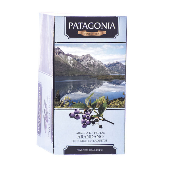Patagonia Finest Tea Arándano Fruit Infusion In Tea Bags Blueberry (box of 20 bags)
