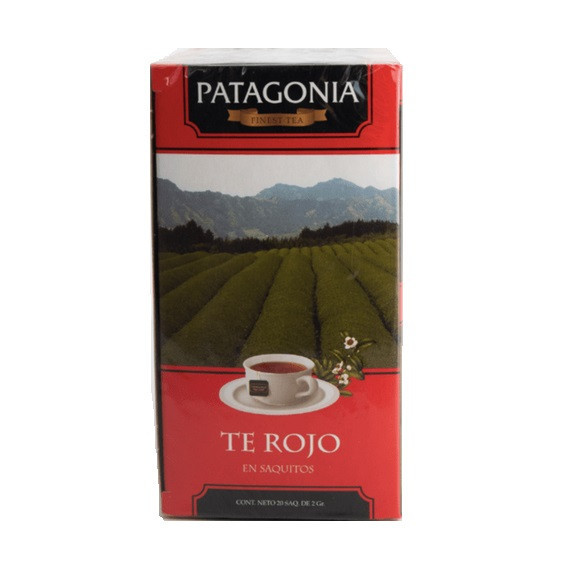 Patagonia Finest Tea Té Rojo Red Tea (box of 20 bags)