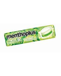 Menthoplus 2 Ácidos Frío Manzana, Cold Acids Apple Lyptus Hard Candy , 27.2 g / 0.95 oz ea (box of 12)