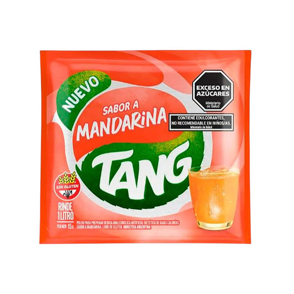 Jugo Tang Mandarina Powdered Juice Tangerine Flavor, 15 g / 0.50 oz (box of 20)
