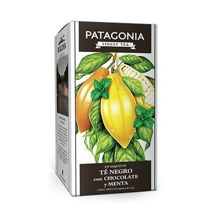 Patagonia Finest Tea Chocolate, Mint & Black Tea (box of 20 bags)