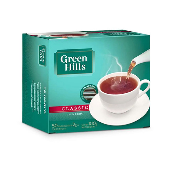 Green Hills Classic Black Tea, 100 g / 3.52 oz (box of 50 tea bags)