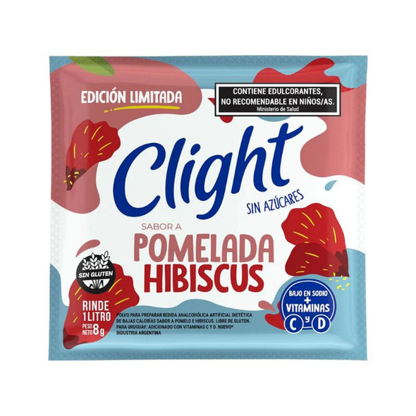 Clight Powdered Drink Mix Limited Edition Pomelada Hibiscus, 8 g / 0.28 oz (box of 20)