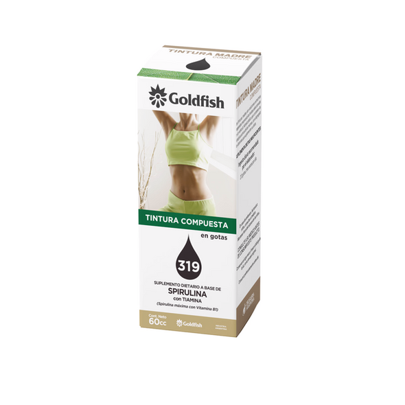 Tintura Madre Mother Tincture Spirulina & Thiamine with Vitamin B1 - Slimming, 60 cc / 2.02 fl oz