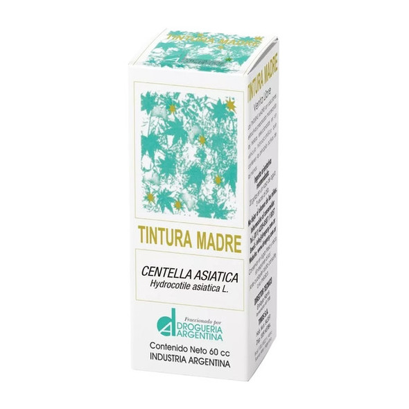 Tintura Madre Mother Tincture Centella Asiatica Hydrocotile Asiatica L. Natural Extract, 60 cc / 2.02 fl oz