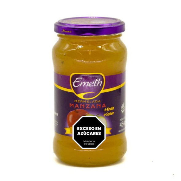 Emeth Classic Apple Jelly Mermelada de Manzana - Gluten-Free, 454 g / 16.01 oz