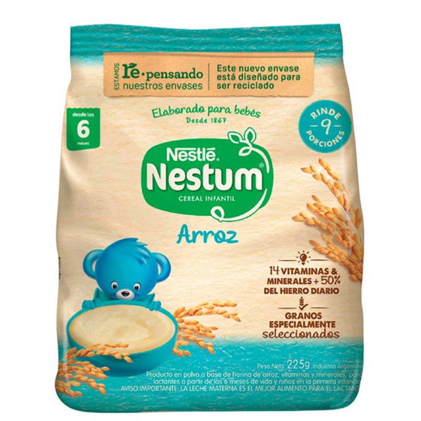 Nestlé Nestum Infant Rice Cereal, 225 g / 7.94 oz