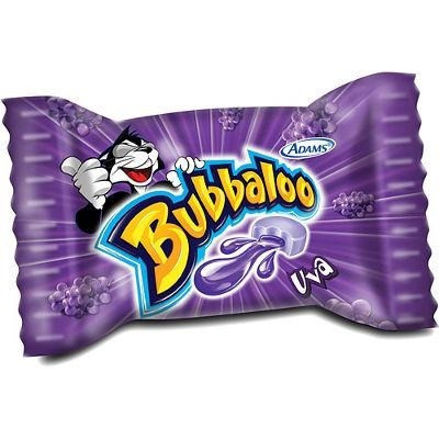 Bubbaloo Uva Chicle Globo Grape Bubblegum, 300 g / 10.6 oz (box of 60)