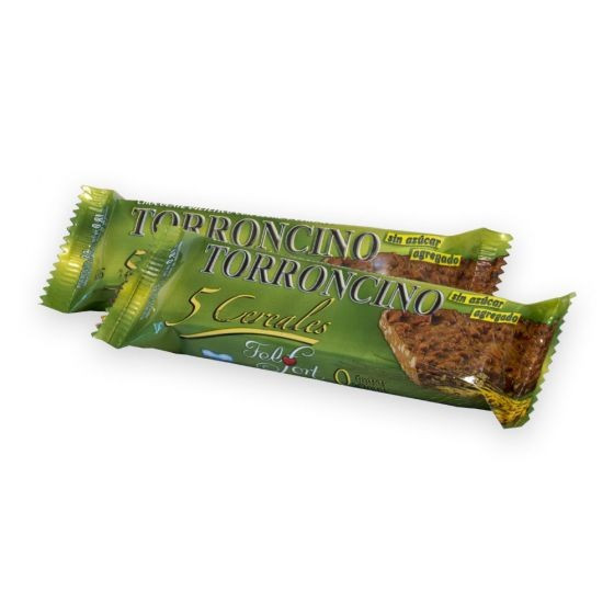 Torroncino 5 Cereales Felfort Barra de Chocolate Dietética Diet Chocolate Bar with Skim Milk & Cereals, 30 x 23 g / 30 x 0.81 oz