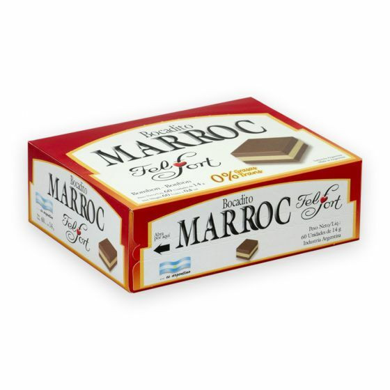 Marroc Bites Soft Chocolate Mousse, 60 units per box (pack of 4 boxes)