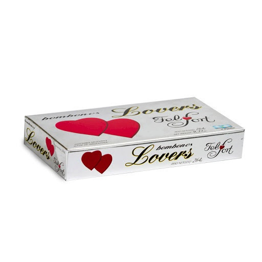 Lovers Bombonera Bombones Surtidos Assorted Chocolate Bites by Felfort - Perfect Gift Box, 264 g / 9.31 oz