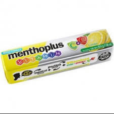 Menthoplus Limón Con Vitamina C, Lemon Lyptus Hard Candy Whit Vitamin C, 29.4 g / 1.03 oz ea (box of 12)