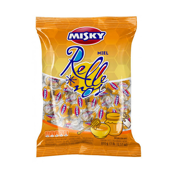 Misky Miel Honey Flavoured Hard Candies - Gluten Free, 675 g / 23.8 oz bag